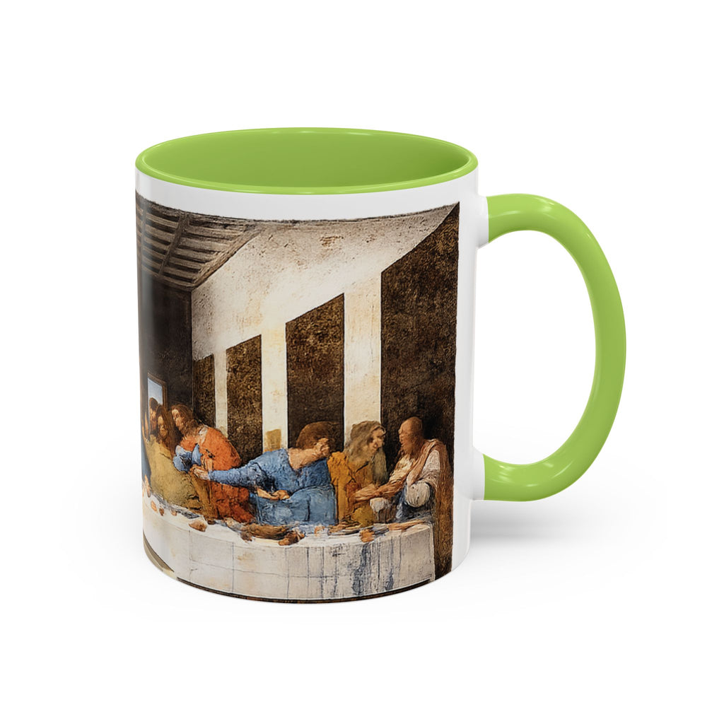 Last Supper Accent Coffee Mug — Religious Art Ceramic Coffee Cup (11/15oz)