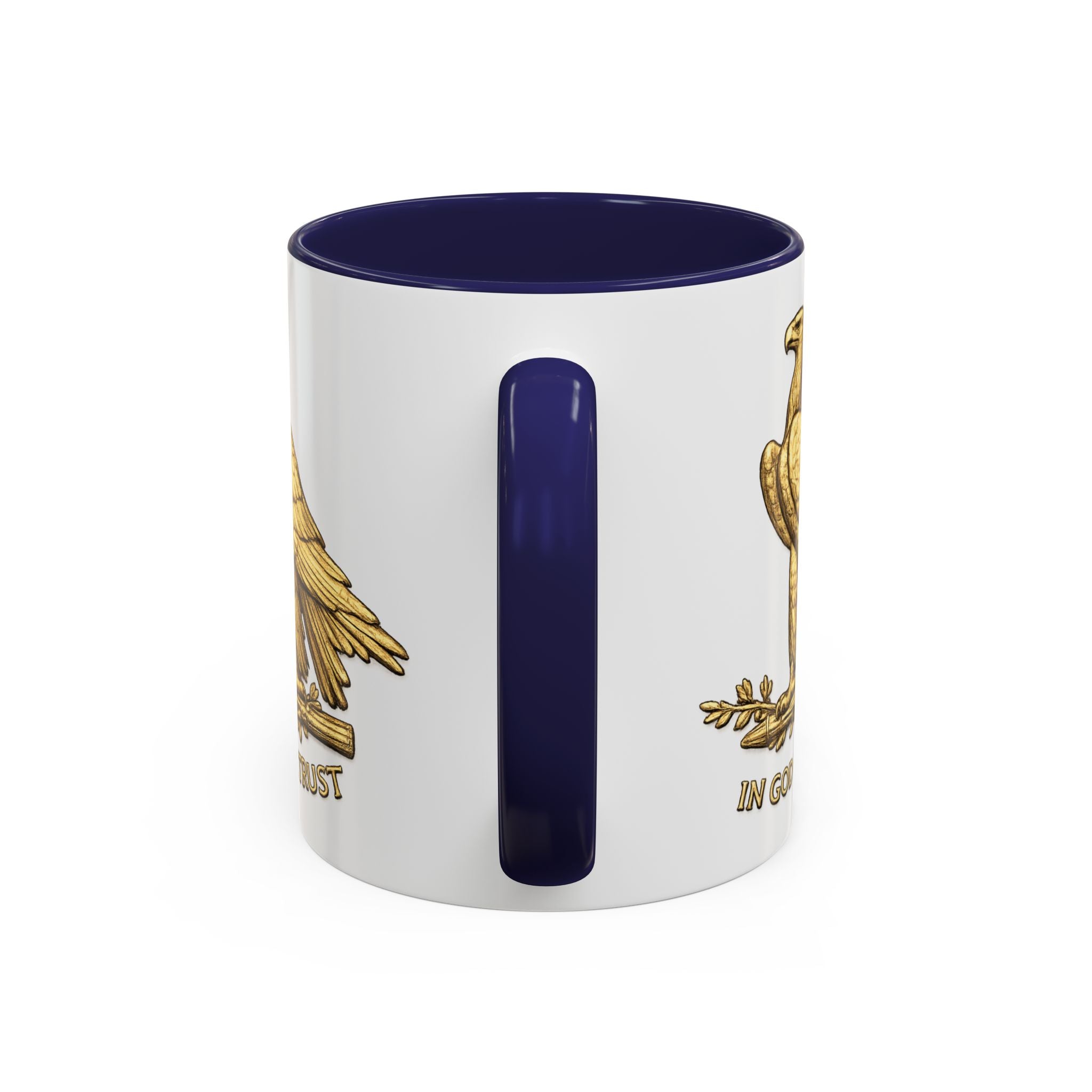 Gold Eagle "In God We Trust" Accent Coffee Mug