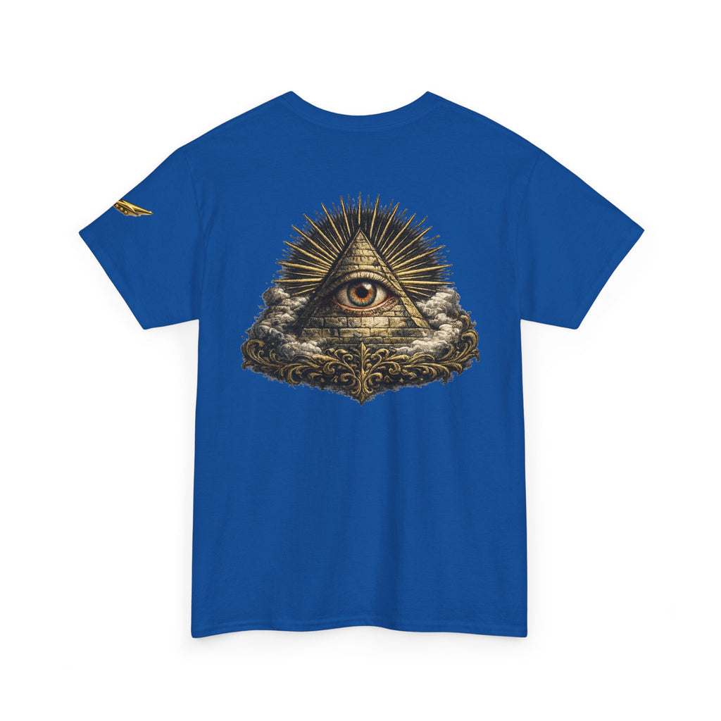 All-Seeing Eye Graphic T-Shirt — Occult Pyramid Art Tee