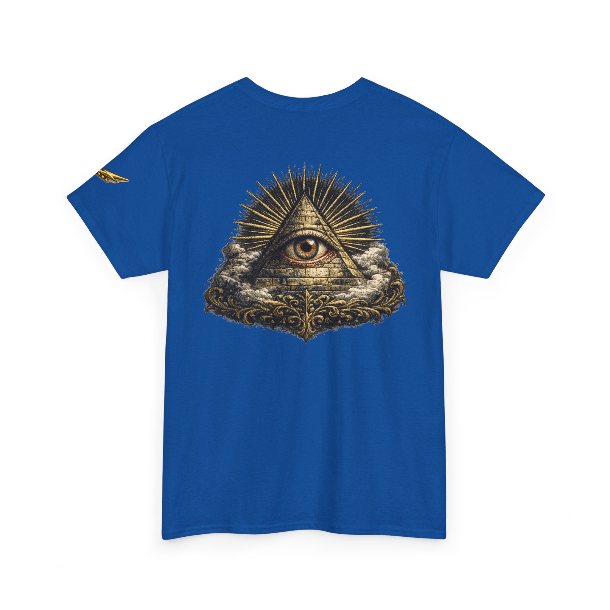 All-Seeing Eye Graphic T-Shirt — Occult Pyramid Art Tee