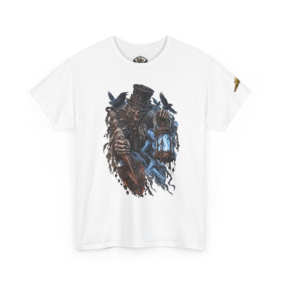 Gothic Reaper Tee — Dark Victorian Grim Reaper Graphic T-Shirt