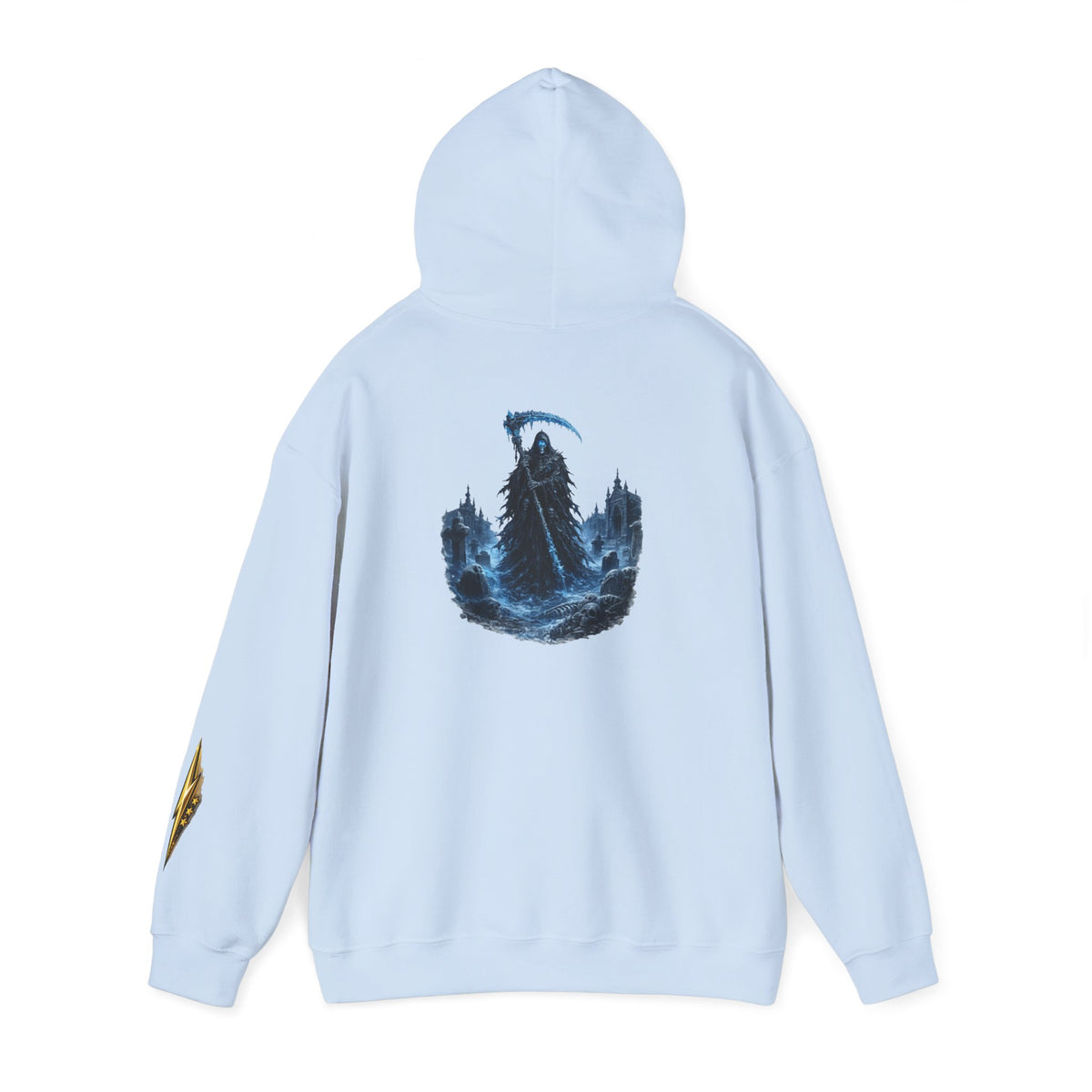 Viking Odin Raven Hoodie — Norse Warrior Wolf Forest Graphic Hoodie