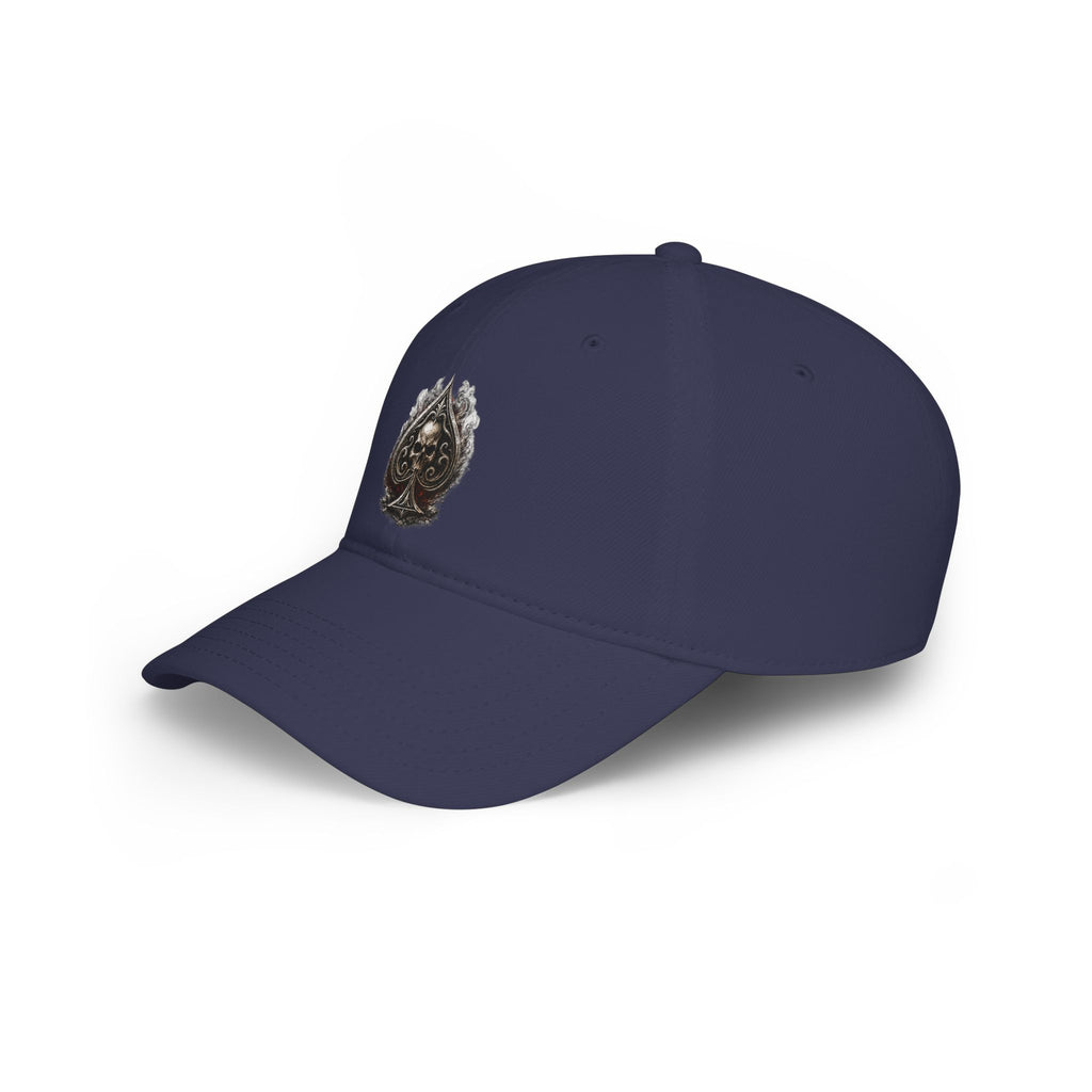 Skull Ace Embroidered Baseball Cap