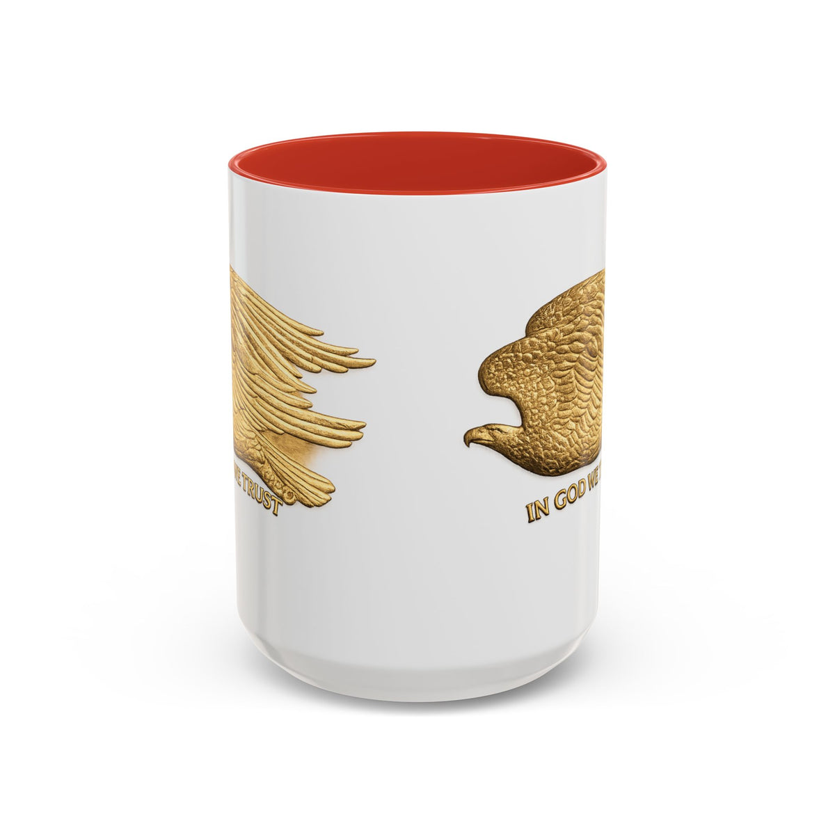 Gold Eagle "In God We Trust" Accent Coffee Mug