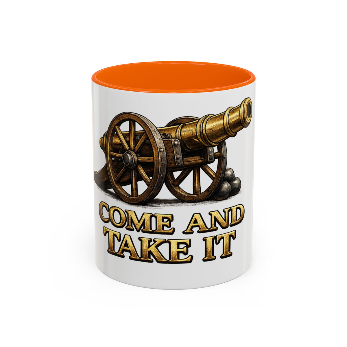 Come and Take It Coffee Mug - Cannon Graphic Patriotic Tea Cup
