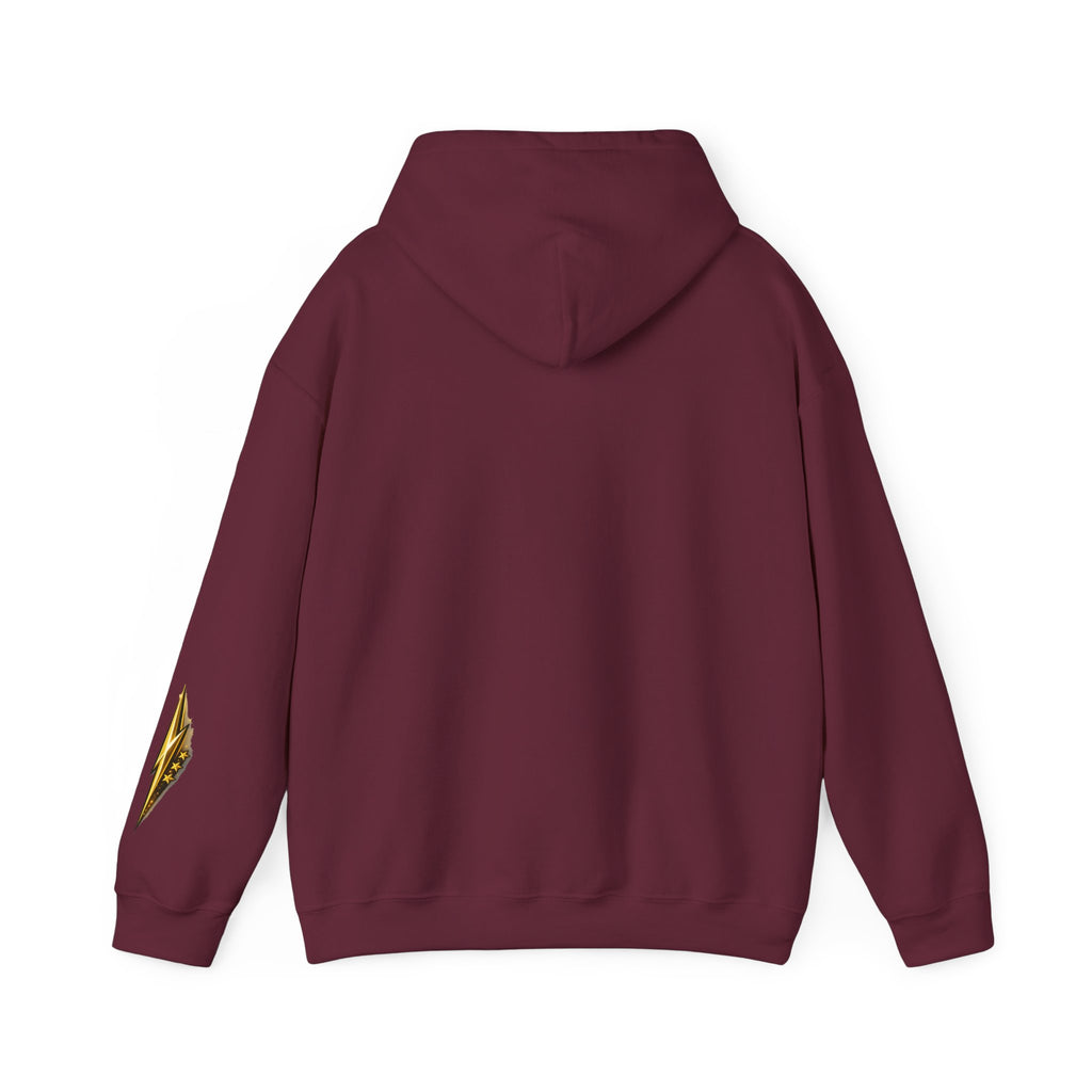 Eagle Emblem Hoodie — Classic Vintage Eagle Chest & Sleeve Graphic
