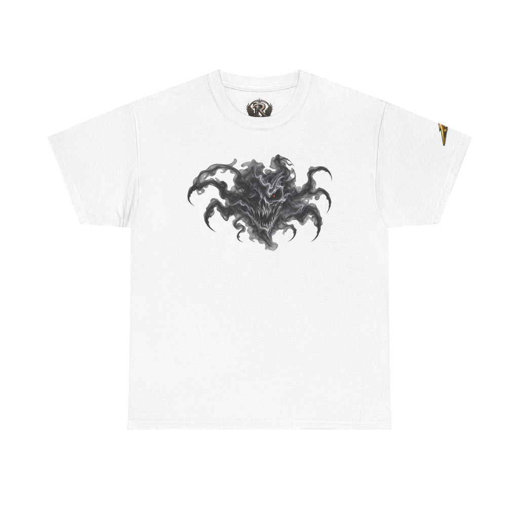 Horror Ink Creature T‑Shirt — Dark Octopus Chest Graphic Tee
