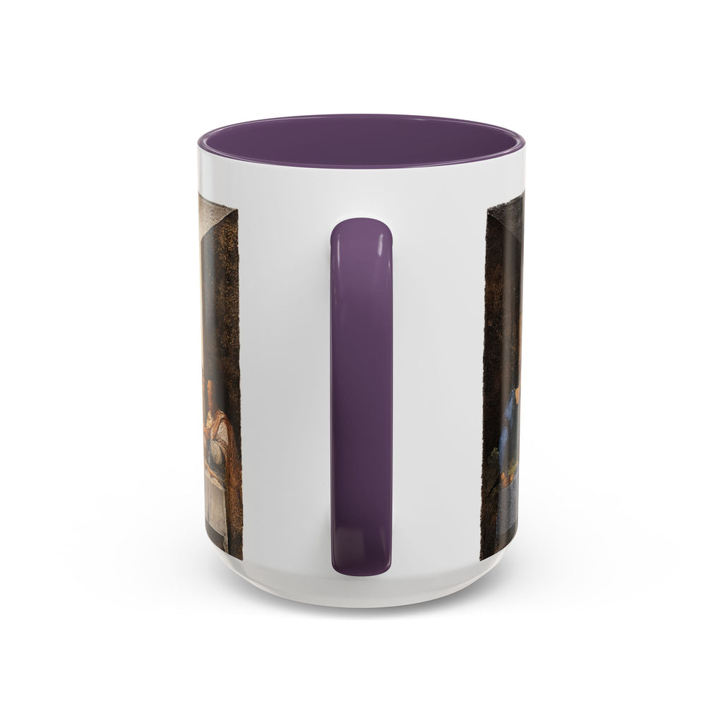 Last Supper Accent Coffee Mug — Religious Art Ceramic Coffee Cup (11/15oz)