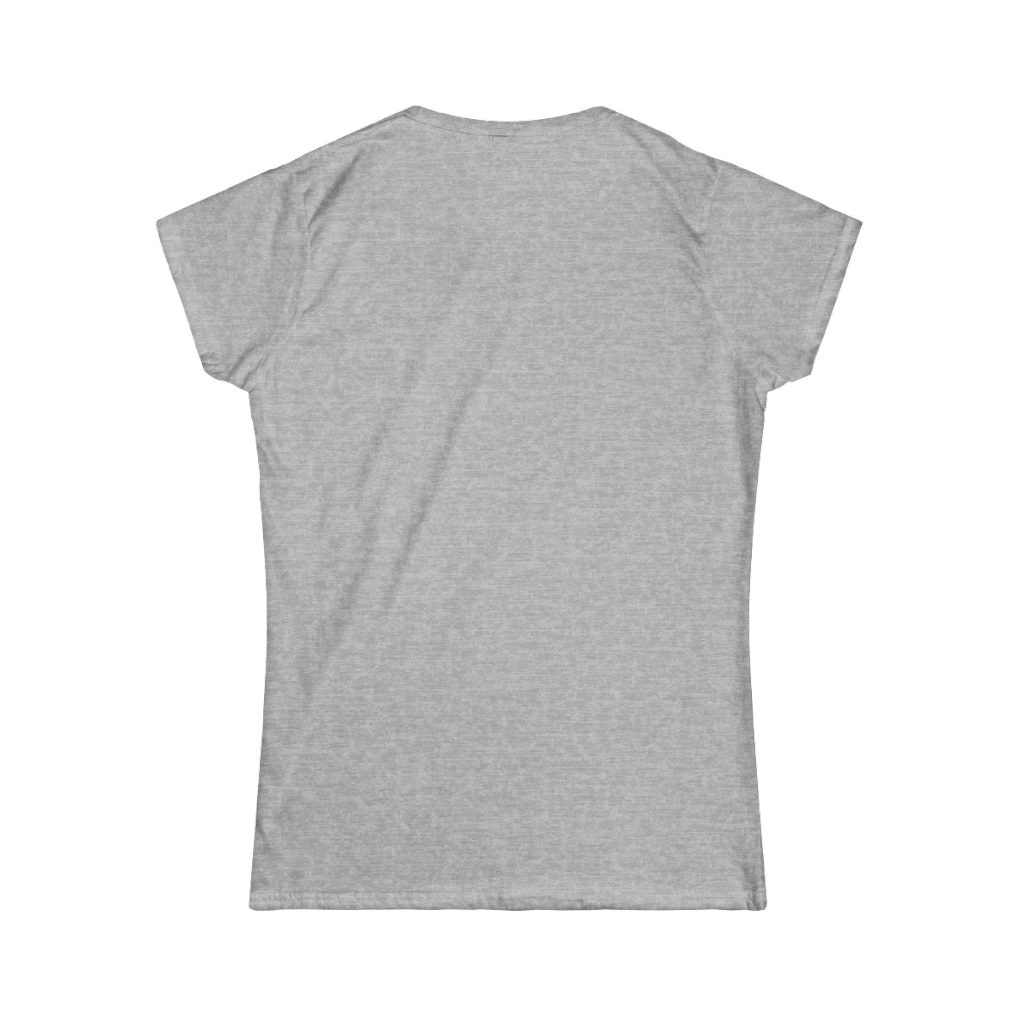 Women's Softstyle Tee — 'Eyes Up Here' Minimal Graphic Shirt
