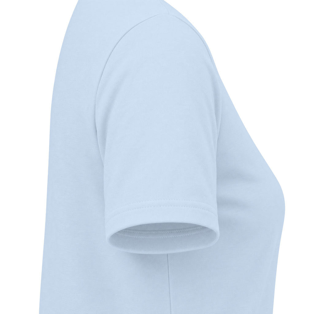 Women's Softstyle Tee — 'Eyes Up Here' Minimal Graphic Shirt