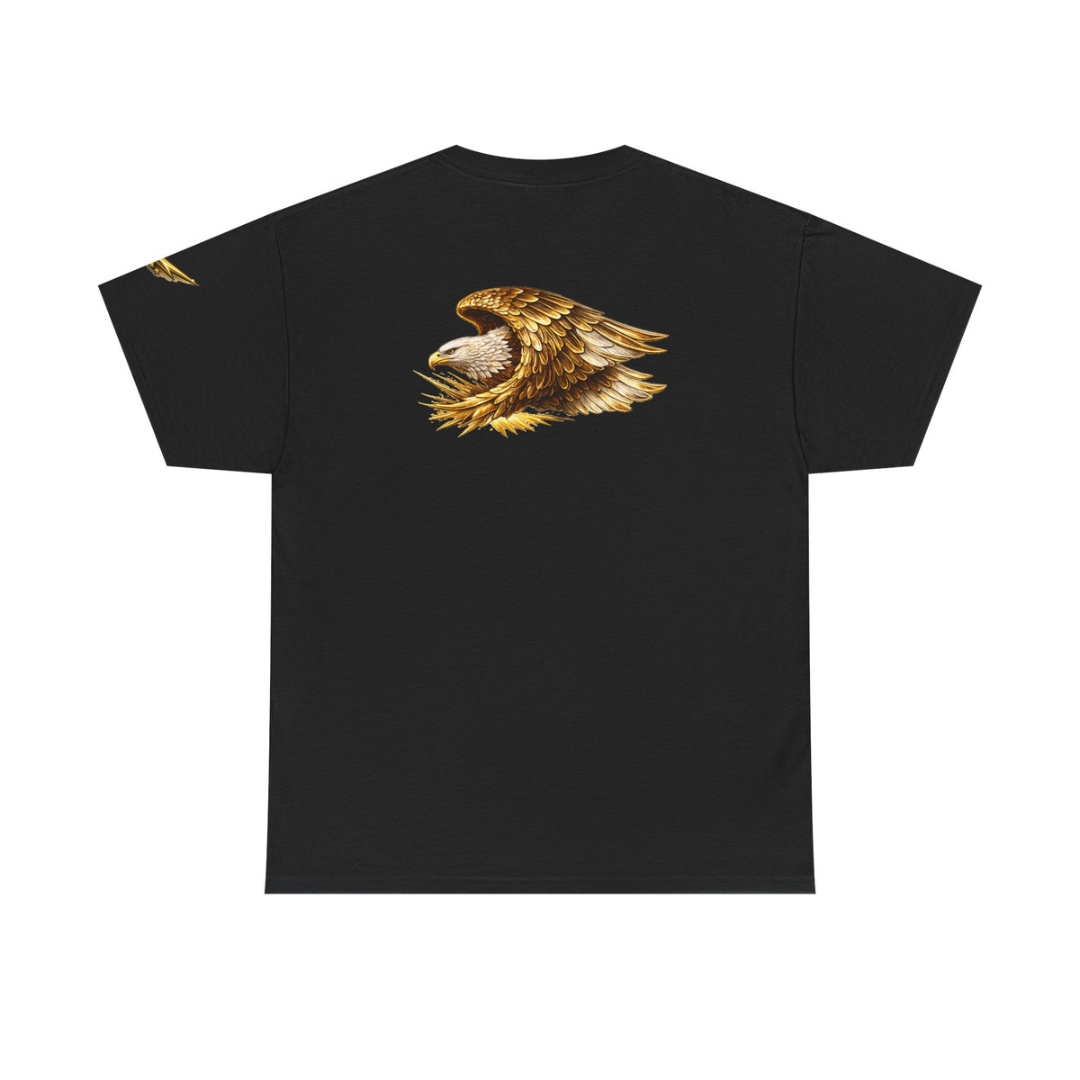 Eagle Illustration Tee — Vintage Golden Bald Eagle Graphic T-Shirt