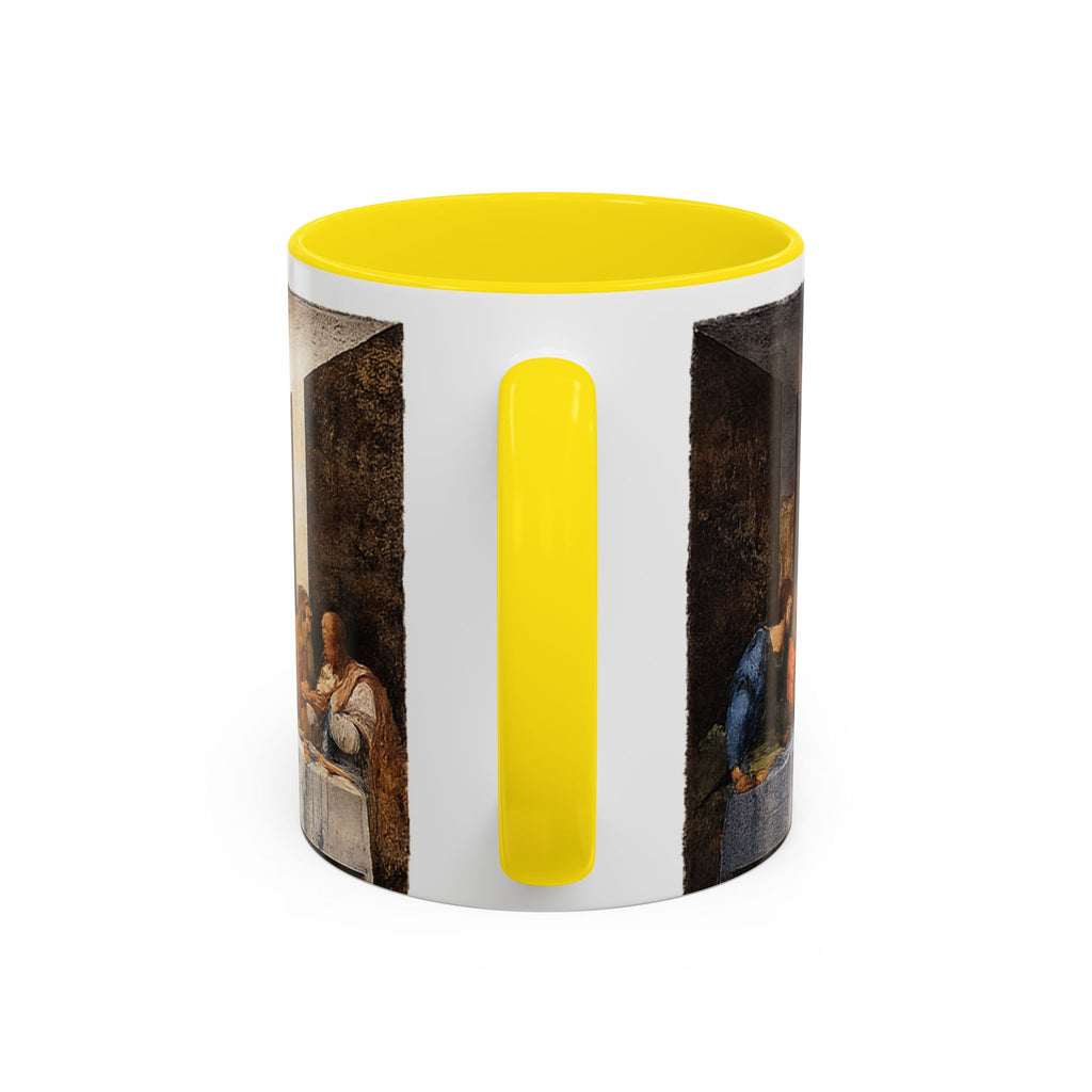 Last Supper Accent Coffee Mug — Religious Art Ceramic Coffee Cup (11/15oz)