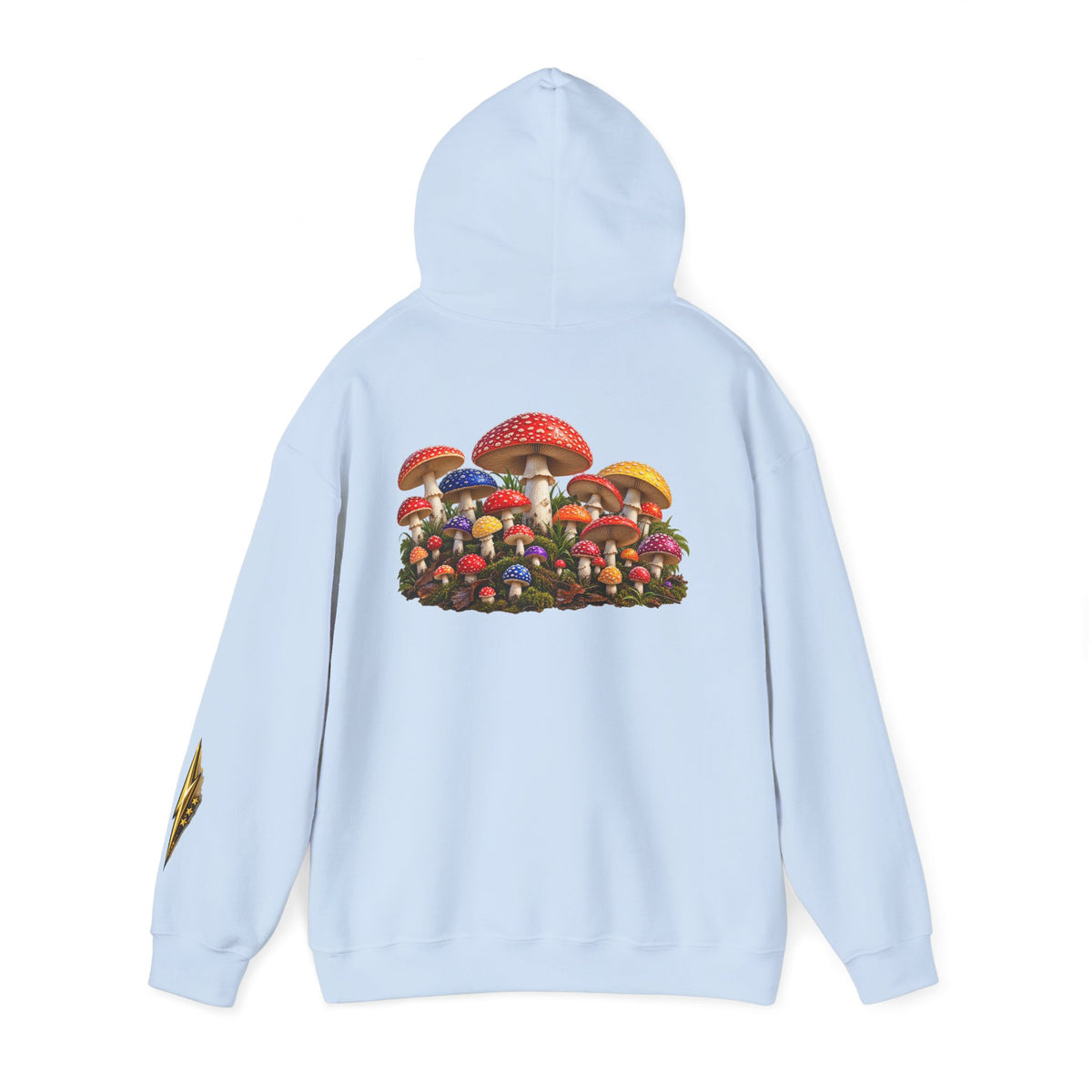 Mushroom Hoodie — Vintage Fly Agaric Fungi Graphic Pullover