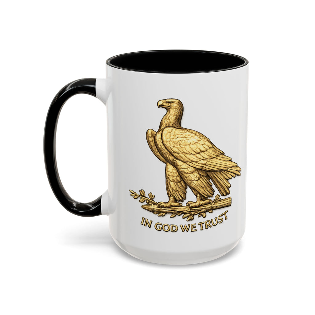 Gold Eagle "In God We Trust" Accent Coffee Mug