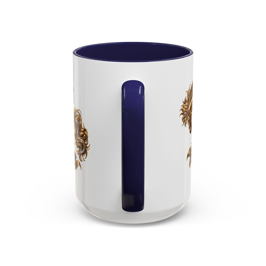 In God We Trust Golden Horse Accent Coffee Mug