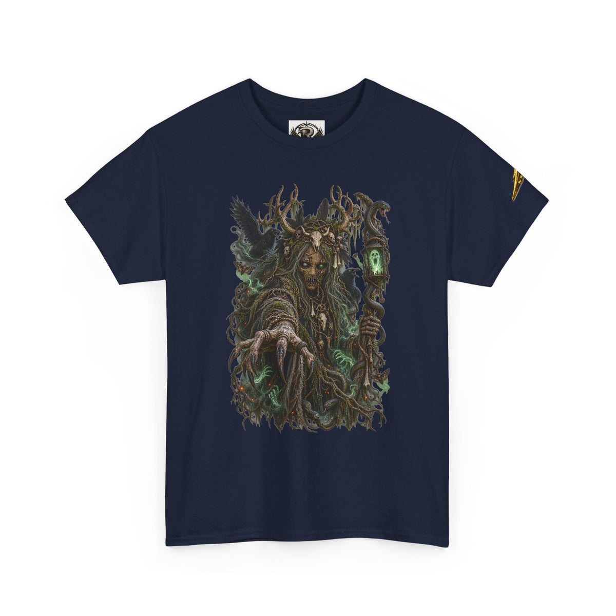 Forest Witch Graphic Tee — Dark Fantasy Nature Spirit T-Shirt