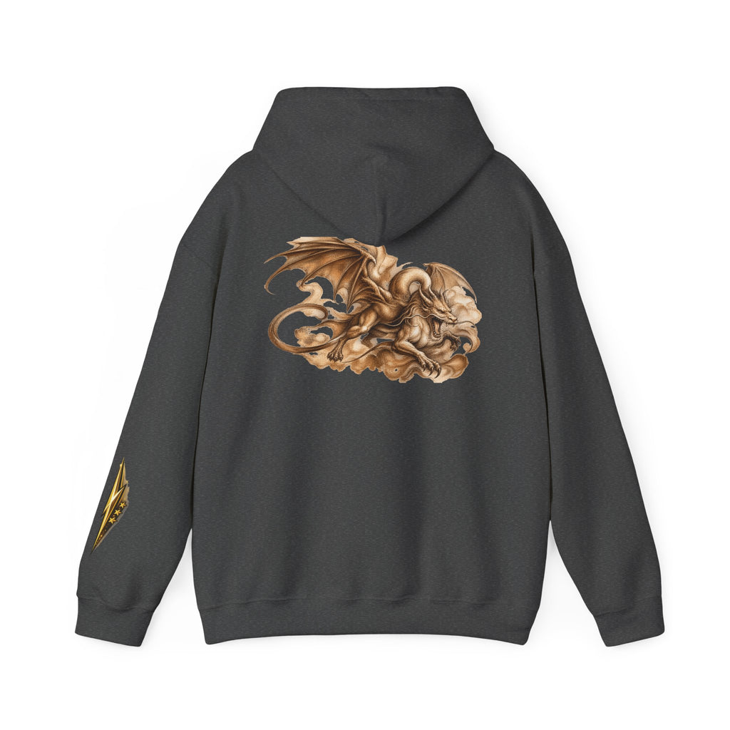 Hoodie — Golden Dragon Art Pullover