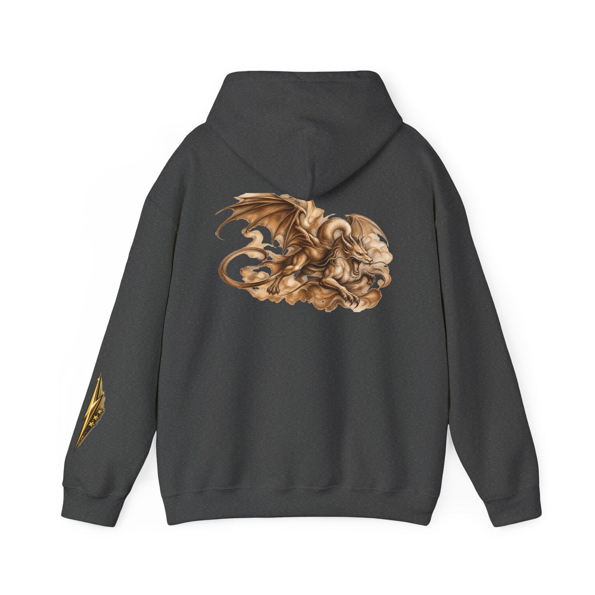 Hoodie — Golden Dragon Art Pullover