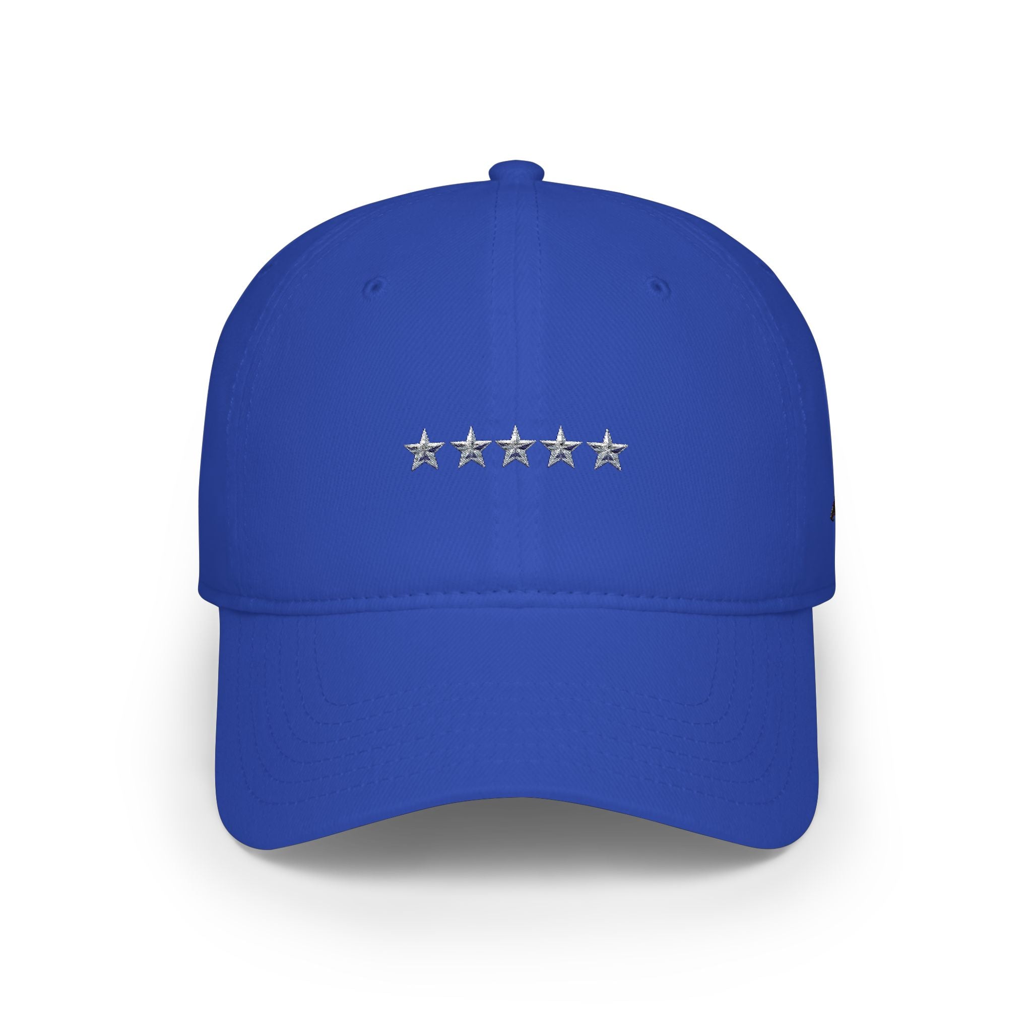 Low Profile Cap with Five Stars Embroidery – Patriotic Baseball Hat
