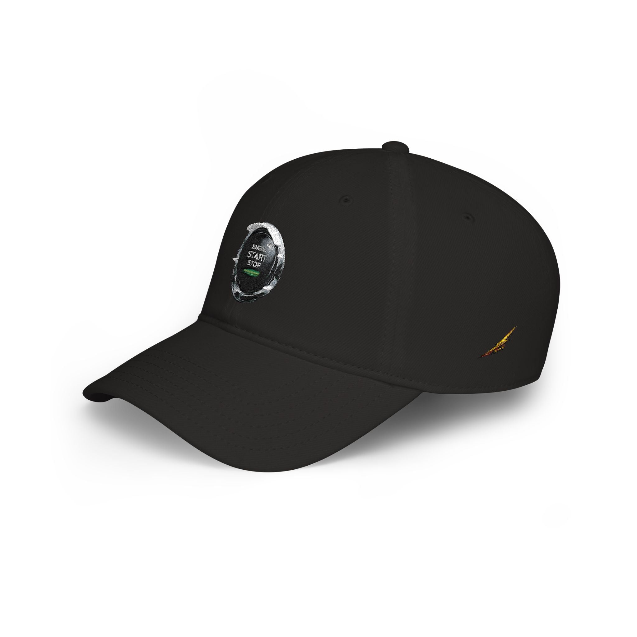 Low Profile Baseball Cap Start Stop— Casual Dad Hat