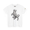 Bull Graphic T-Shirt — Rearing Ox Illustration Tee