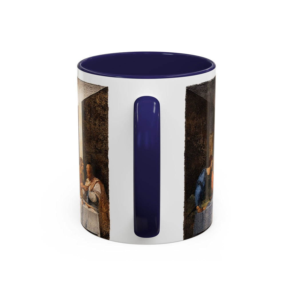 Last Supper Accent Coffee Mug — Religious Art Ceramic Coffee Cup (11/15oz)