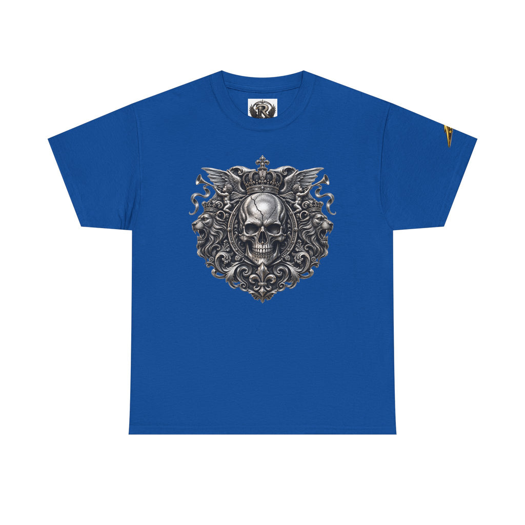 Skull Crest Tee – Gothic Crowned Skull Graphic T-Shirt