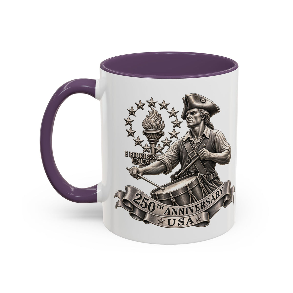 250th Anniversary USA Drum-Major Accent Coffee Mug