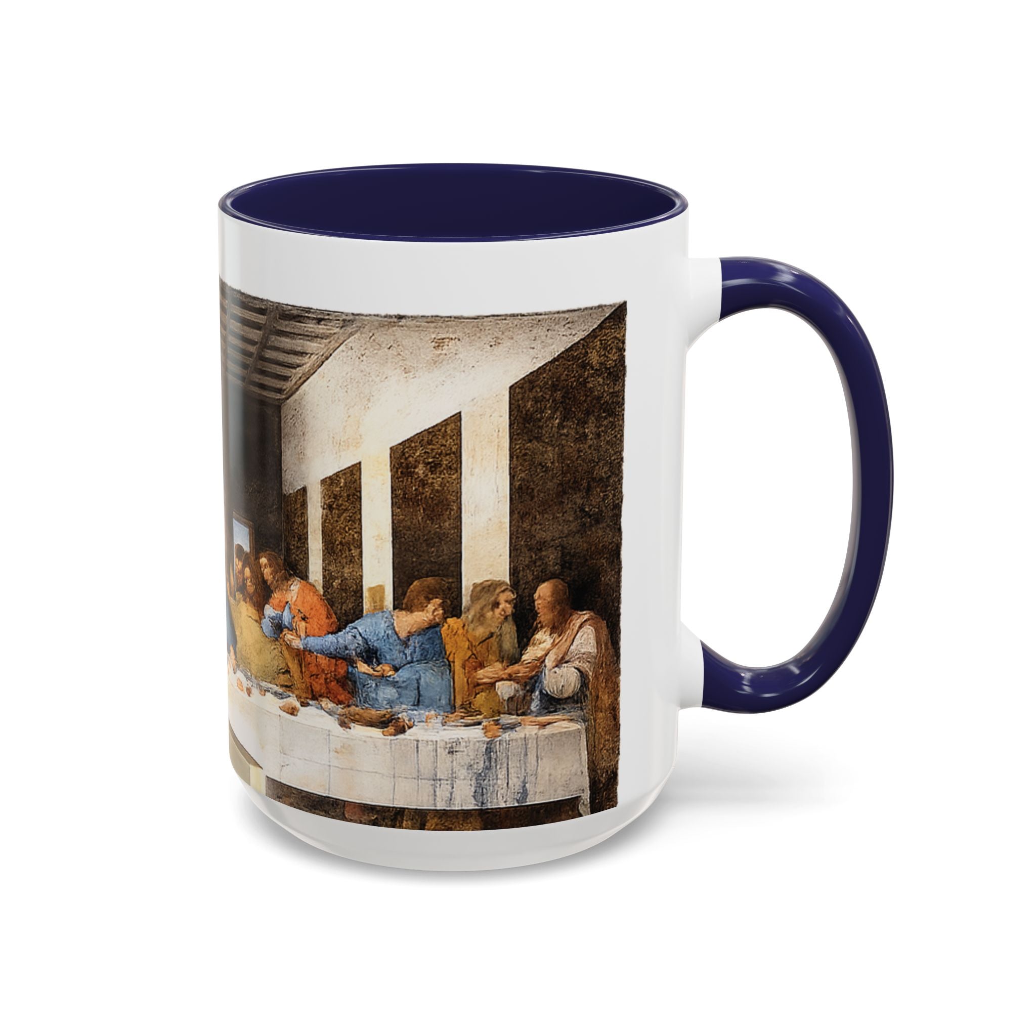 Last Supper Accent Coffee Mug — Religious Art Ceramic Coffee Cup (11/15oz)