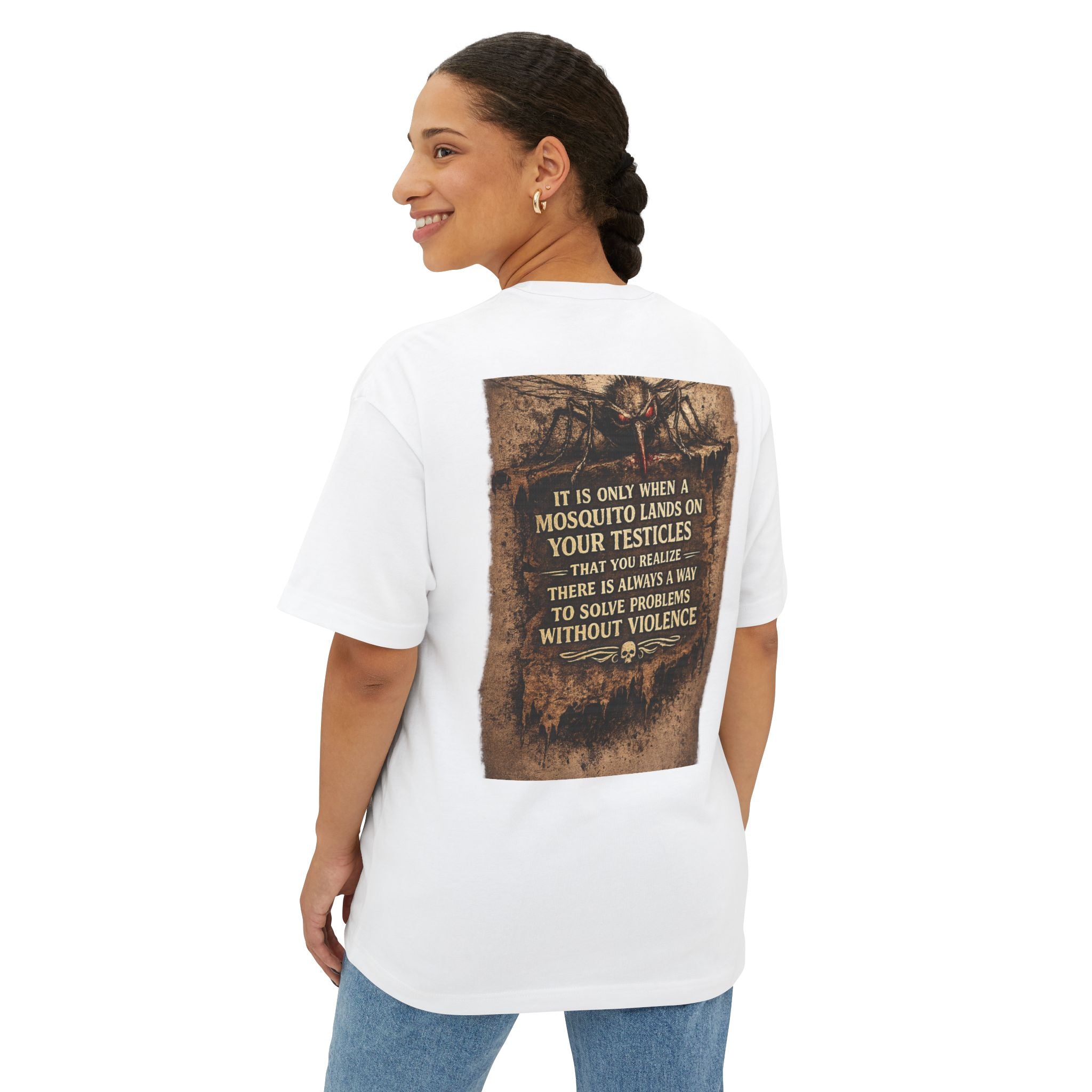 T‑Shirt — 'Relentless' Mosquito Quote Graphic Tee