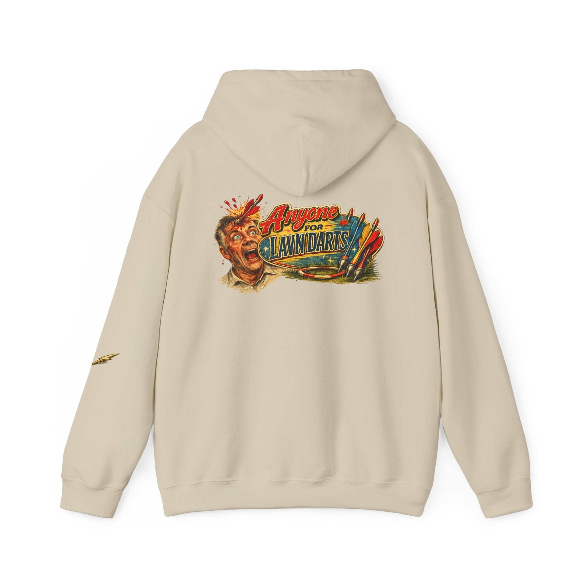 Hoodie - Awesome Lawn Darts Vintage Graphic Hoodie