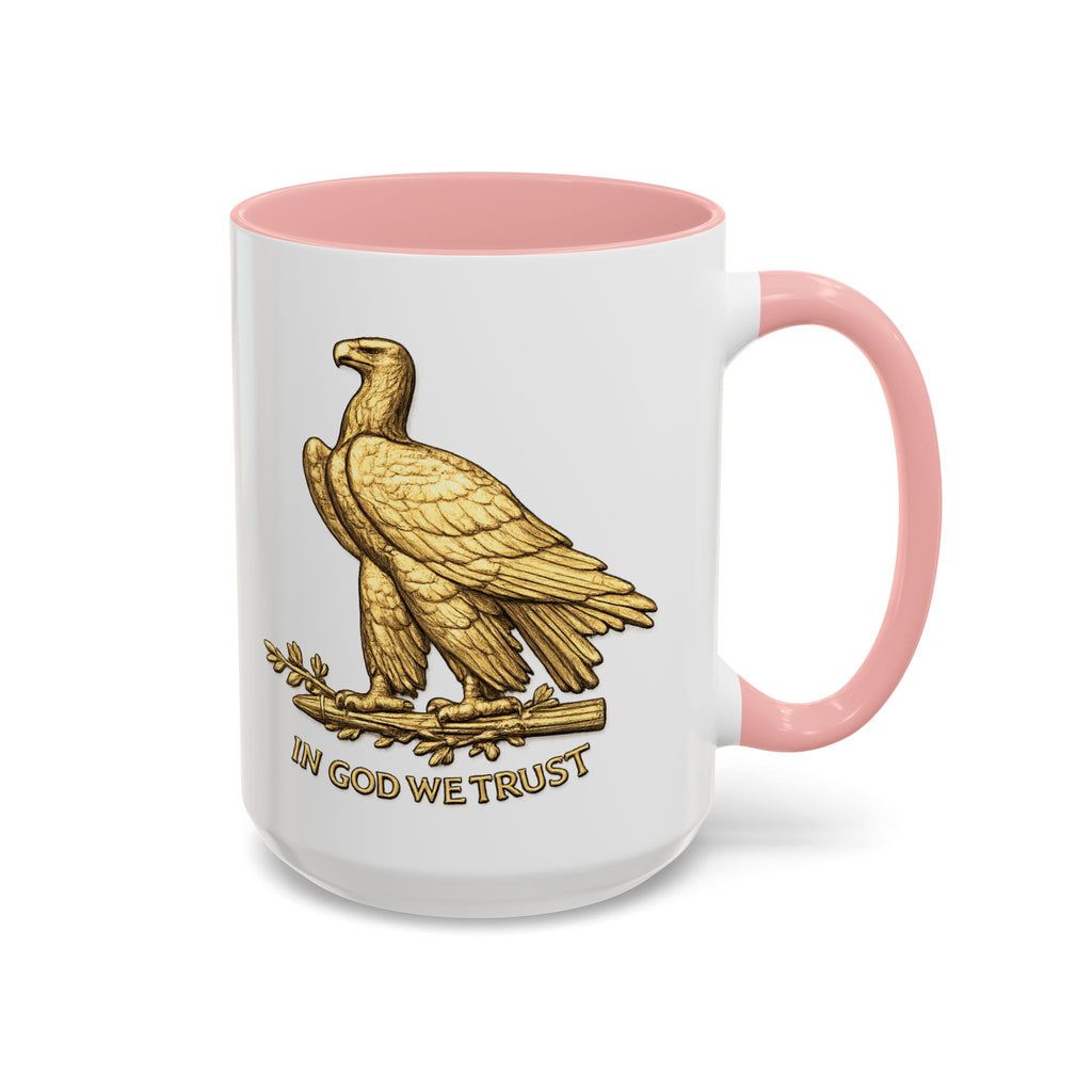 Gold Eagle "In God We Trust" Accent Coffee Mug