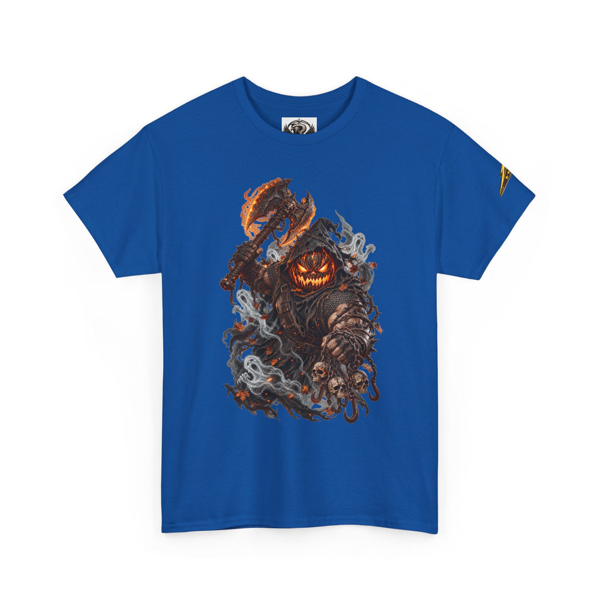 Pumpkin Scarecrow Tee — Spooky Halloween Jack-O'-Lantern Graphic T-Shirt