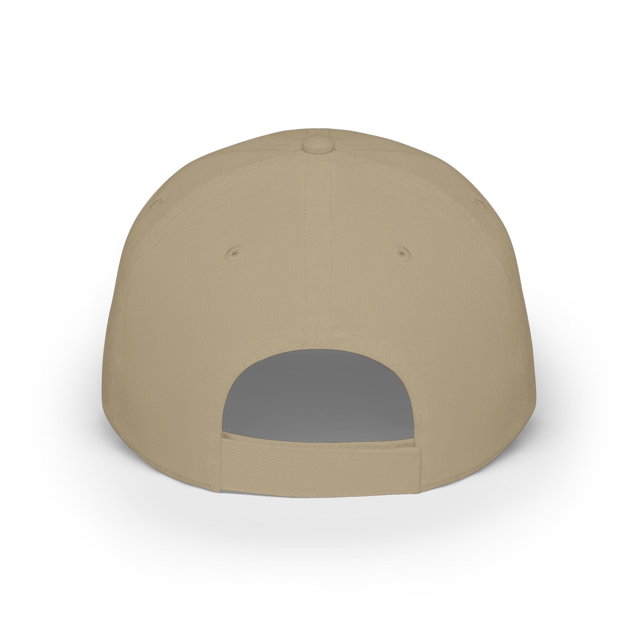 Distressed Captain's Insignia Low Profile Baseball Cap — Minimalist Embroidered Hat