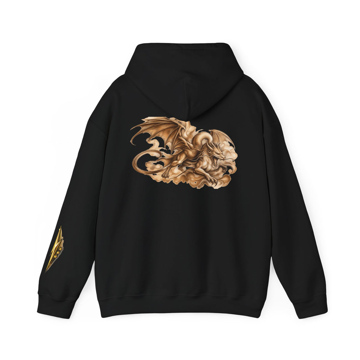 Hoodie — Golden Dragon Art Pullover