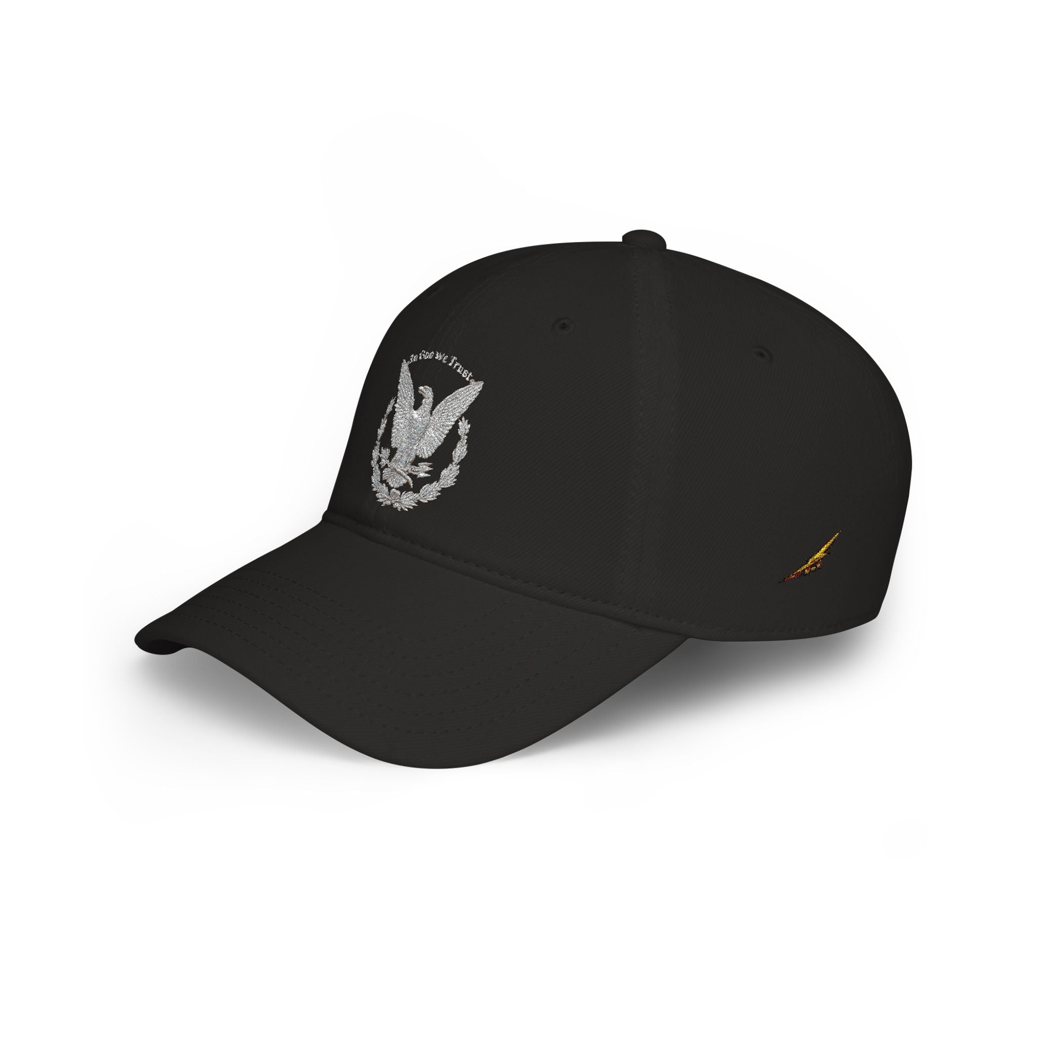 Copy of Low Profile Cap with Gold Eagle Embroidery — Patriot Vintage Baseball Hat