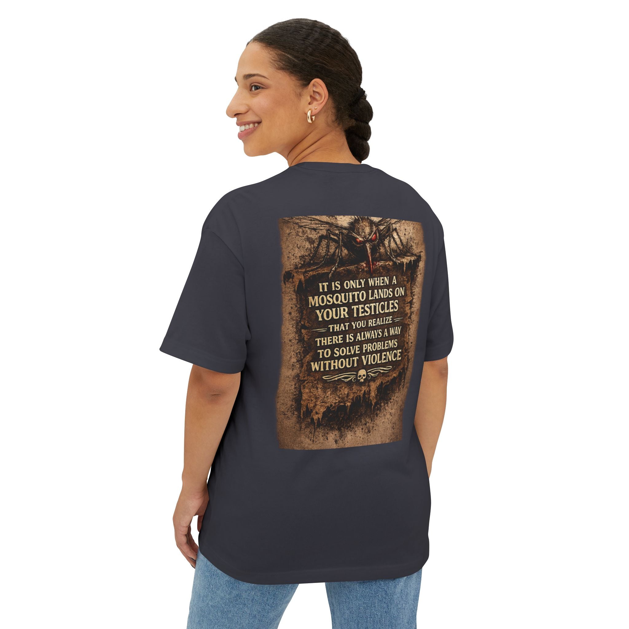 T‑Shirt — 'Relentless' Mosquito Quote Graphic Tee