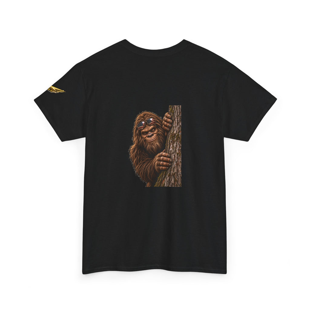 Bigfoot Peeking Graphic Tee