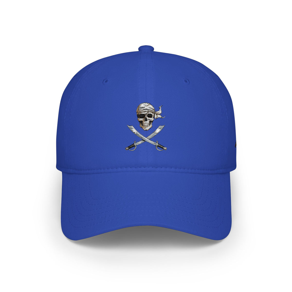 Skull & Crossbones Low Profile Baseball Cap – Pirate Hat
