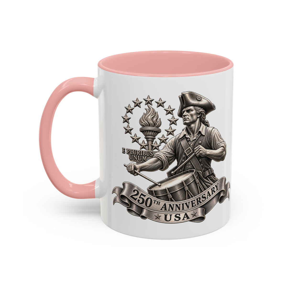 250th Anniversary USA Drum-Major Accent Coffee Mug