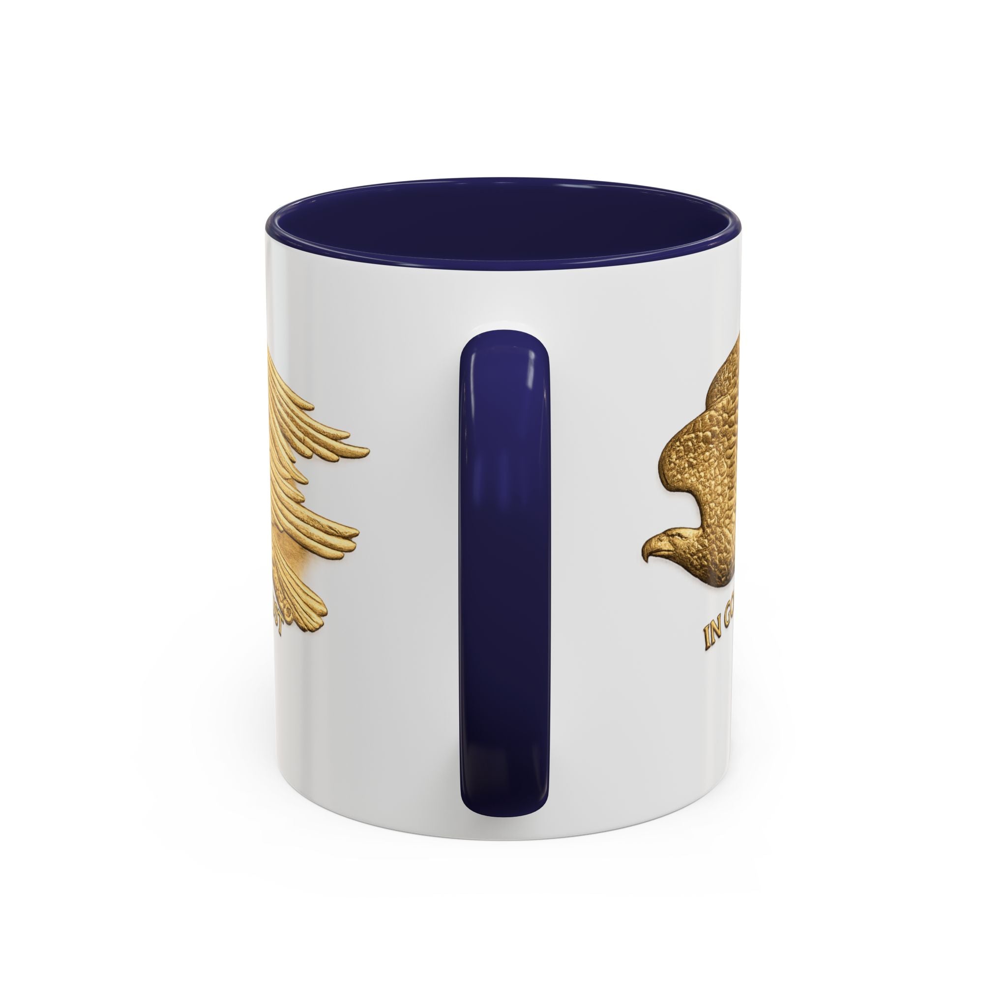 Gold Eagle "In God We Trust" Accent Coffee Mug