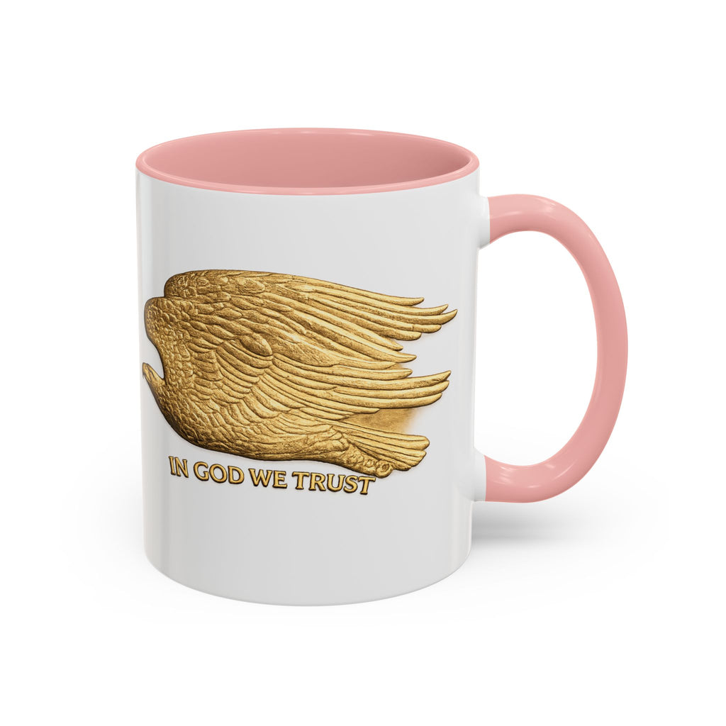 Gold Eagle "In God We Trust" Accent Coffee Mug