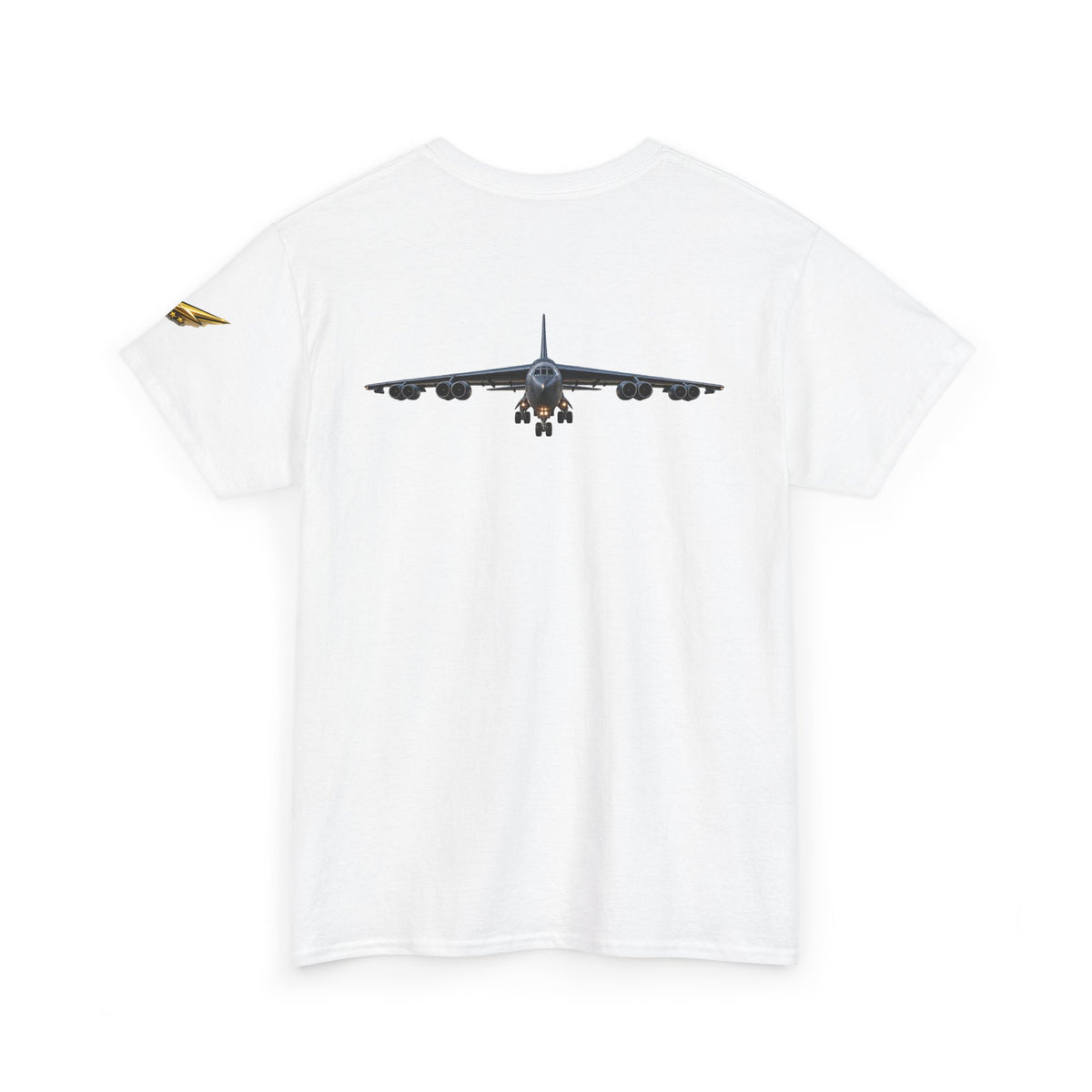 Bomber Jet Backprint T-Shirt — Military Aircraft Vintage Aviation Tee