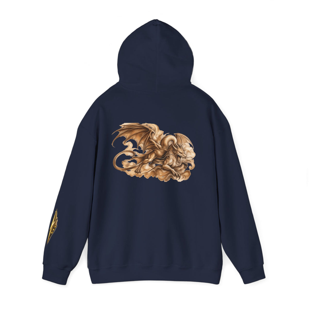 Hoodie — Golden Dragon Art Pullover