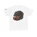 Dragon Head Fire Tee — Fiery Black Dragon Graphic T-Shirt