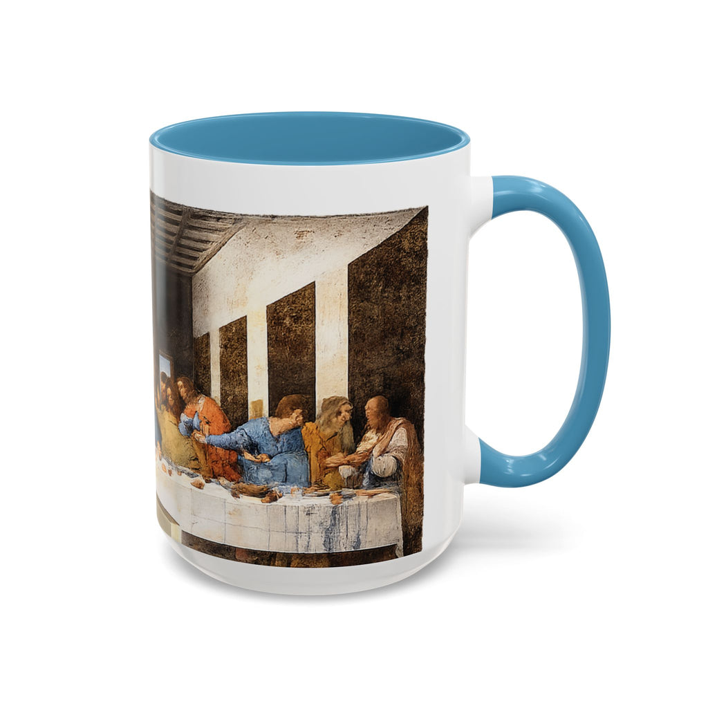 Last Supper Accent Coffee Mug — Religious Art Ceramic Coffee Cup (11/15oz)
