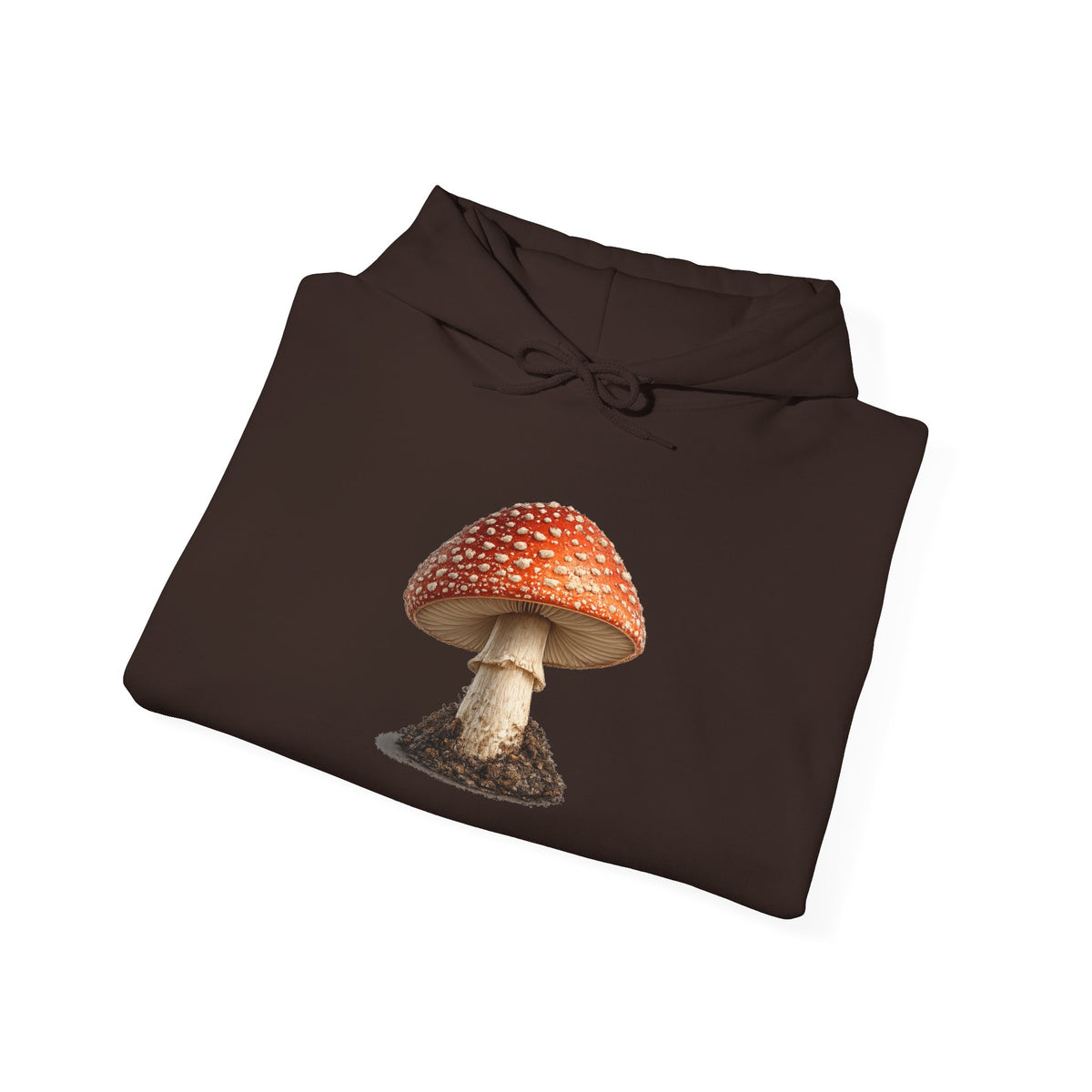Mushroom Hoodie — Vintage Fly Agaric Fungi Graphic Pullover