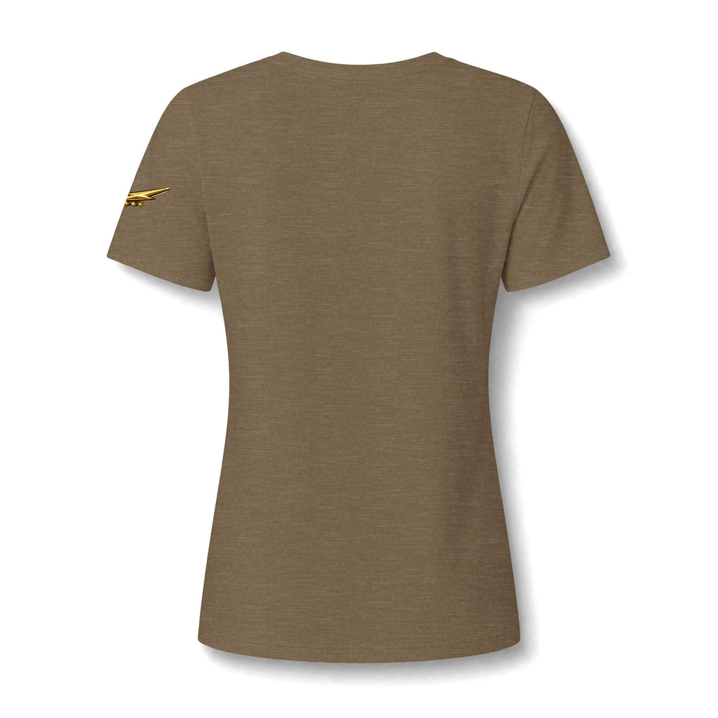 Butterfly V-Neck Tee — Colorful Monarch Graphic Women's T-Shirt