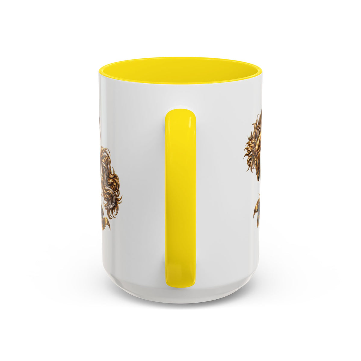 In God We Trust Golden Horse Accent Coffee Mug