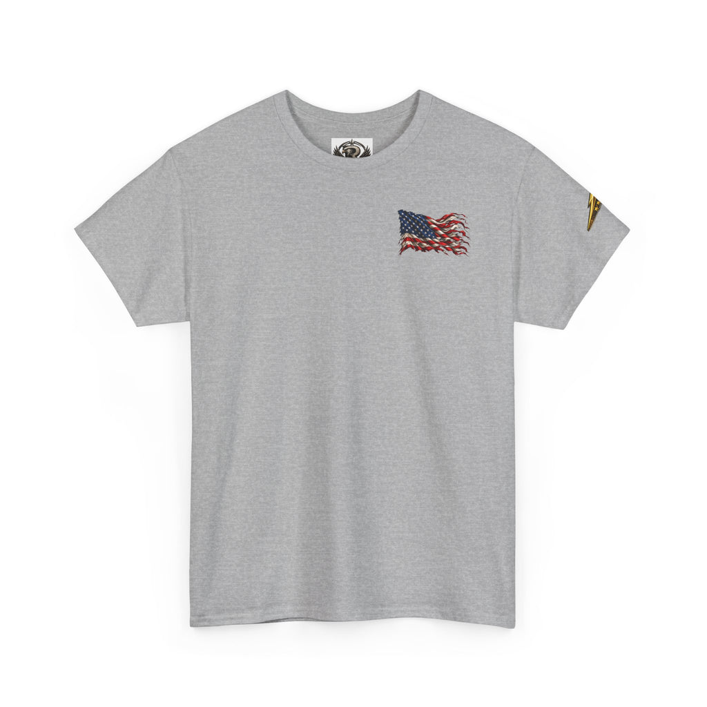 Aviation Fighter Jet T-Shirt — Vintage USAF Flag Graphic Tee